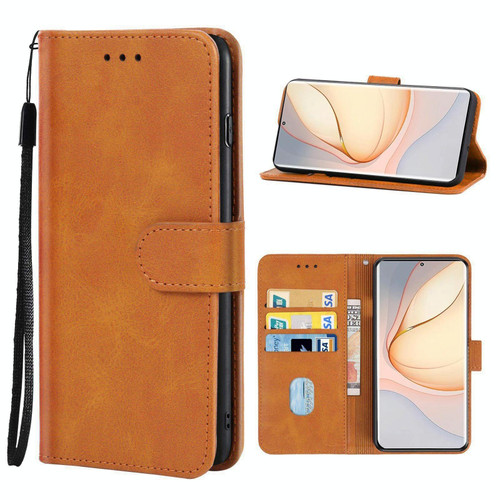 Leather Phone Case For ZTE nubia Z40 Pro(Brown)