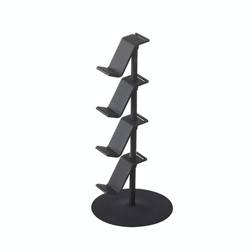 Gamepad Storage Rack Desktop Headphone Storage Rack, Color: 4 Floors Black 