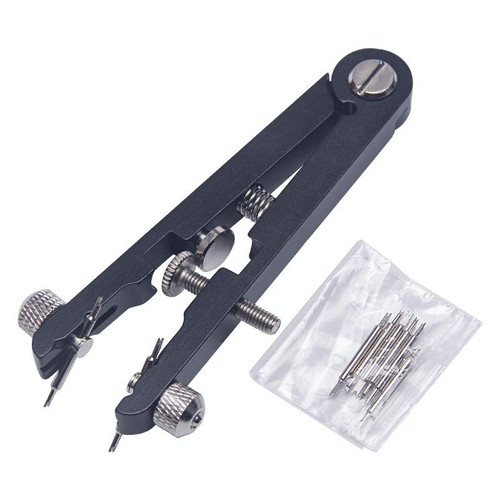 Watch Strap Pins Removal Pliers V-shape Watch Remover(Black)