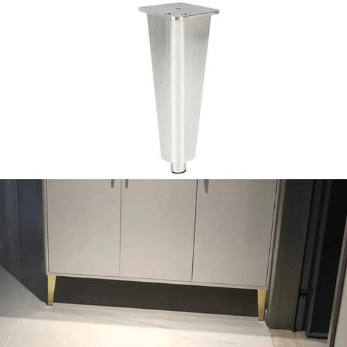 Adjustable All Aluminium Furniture Stand Legs, Height: 8cm(Silver)