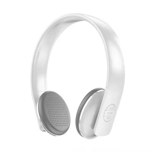 A50 Bass Stereo Wireless Bluetooth HIFI Headset with Mic(White)