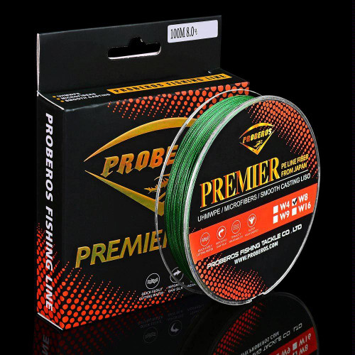 PROBEROS 8 Edited 100M Majestic Horse Fish Line, Line number: 4.0 / 50LB(Green)