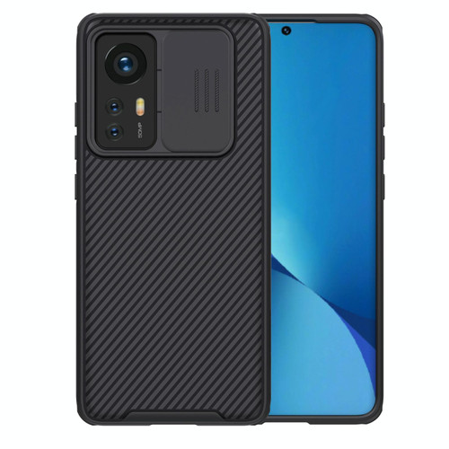 For Xiaomi 12 / 12X NILLKIN CamShield Pro Series PC Full Coverage Phone Case(Black)