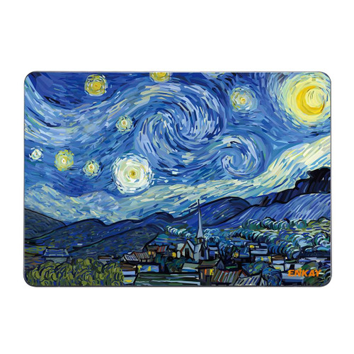 ENKAY Hat-Prince Natural Series Laotop Protective Crystal Case for MacBook Pro 14.2 inch A2442 2021/A2779 2023(Starry Night)