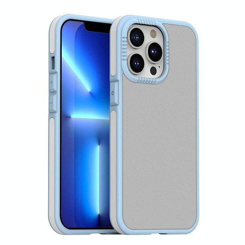 For iPhone 13 Pro Max TPE + TPU Shockproof Phone Case (Blue)