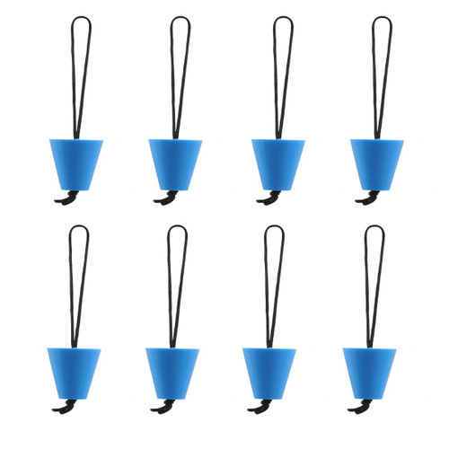 A6701 8 in 1 Blue Kayak Silicone Drain Hole Plug