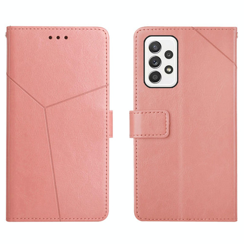 For Samsung Galaxy A23 4G Y Stitching Horizontal Flip Leather Phone Case(Rose Gold) For Samsung Galaxy A23 4G Y Stitching Horizontal Flip Leather Phone Case(Rose Gold)