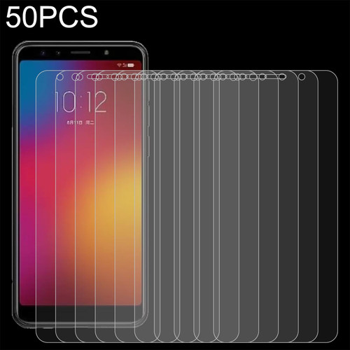 50 PCS 0.26mm 9H 2.5D Tempered Glass Film For Lenovo K5s