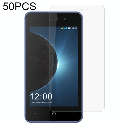 50 PCS 0.26mm 9H 2.5D Tempered Glass Film For Leagoo Z6