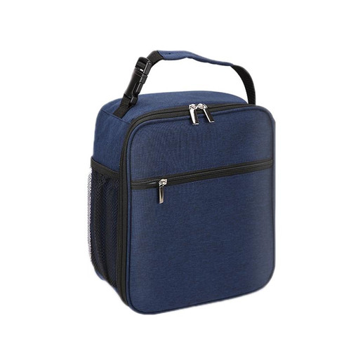 Oxford Cloth Portable Lunch Insulation Bag(Navy) Oxford Cloth Portable Lunch Insulation Bag(Navy)