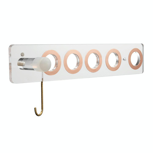JD01 Punch-Free Hange Acrylic Hair Dryer Storage Bracket For Dyson Hair Dryer(Transparent)