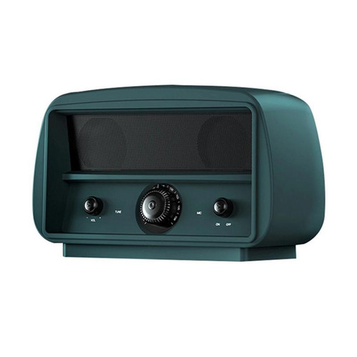 OneDer JY68 Wireless Bluetooth Speaker 3D Surround Stereo FM Radio Music Player Subwoofer(Green)