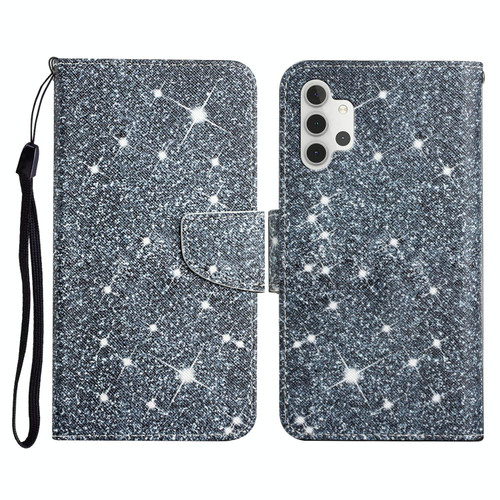 For Samsung Galaxy A32 4G Painted Pattern Horizontal Flip Leather Case with Holder & Card Slot & Wallet(Gypsophila)