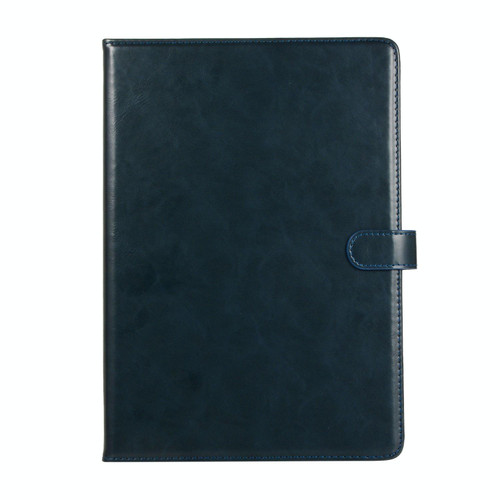 Crazy Horse Texture Horizontal Flip Leather Tablet Case with Buckle & Holder & Card Slots & Wallet & Photo Frame For iPad 10.2 2021 2020 2019 / 10.5(Dark Green)