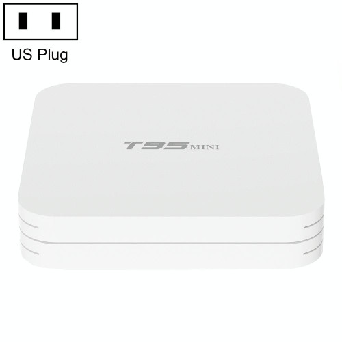 T95MINI 4K HD Network TV Set Top Box, Android 10.0, Allwinner H313 Quad Core 64-bit Cortex-A53, 1GB + 8GB, Support 2.4G WiFi, HDMI, AV, LAN, USB 2.0, US Plug