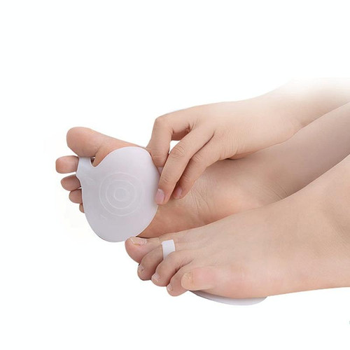 10 Pairs Forefoot Insole Comfortable Orthopedic Insole(White)