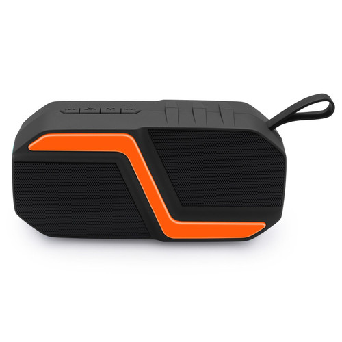 NewRixing NR-5019 Outdoor Portable Bluetooth Speaker, Support Hands-free Call / TF Card / FM / U Disk(Orange)