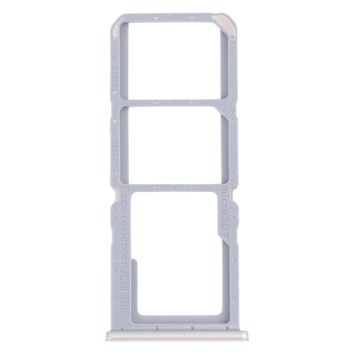 For OPPO A54 CPH2239 / A55 4G SIM Card Tray + SIM Card Tray + Micro SD Card Tray(Gold)