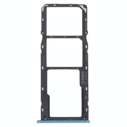 For OPPO Realme 5i RMX2030, RMX2032 SIM Card Tray + SIM Card Tray + Micro SD Card Tray (Green)