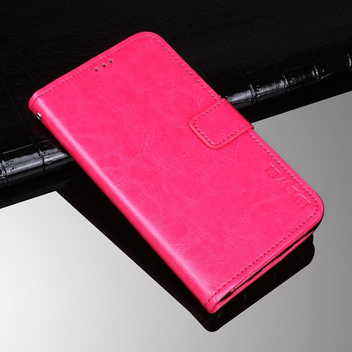 idewei Crazy Horse Texture Horizontal Flip Leather Case with Holder & Card Slots & Wallet For Huawei P50(Rose Red) idewei Crazy Horse Texture Horizontal Flip Leather Case with Holder & Card Slots & Wallet For Huawei P50(Rose Red)