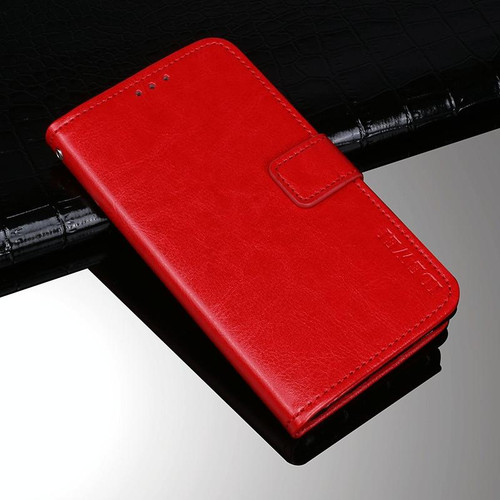idewei Crazy Horse Texture Horizontal Flip Leather Case with Holder & Card Slots & Wallet For Huawei P50 Pro(Red) idewei Crazy Horse Texture Horizontal Flip Leather Case with Holder & Card Slots & Wallet For Huawei P50 Pro(Red)