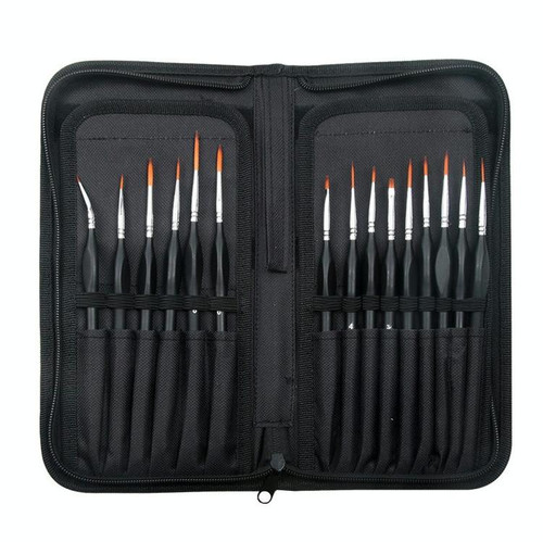 15 PCS/Set Hook Line Pen Brush Set Nylon Watercolor Oil  Tip/Elbow Pen(Type A)