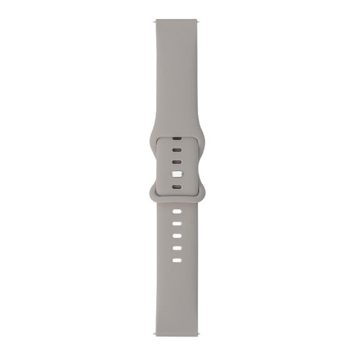 For Samsung Galaxy Watch Active / Active 2 40mm / Active 2 44mm 8-buckle Silicone Watch Band(Grey)