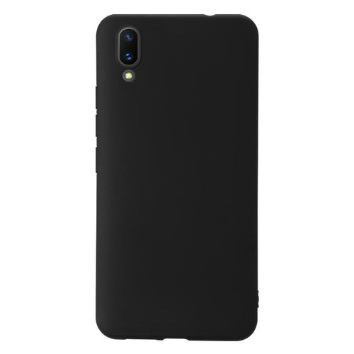 For Vivo X21 Shockproof Frosted TPU Protective Case(Black)