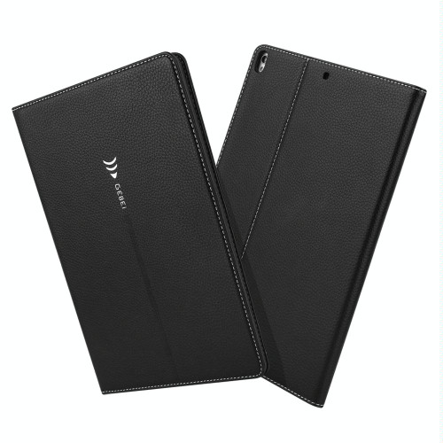 For iPad Pro 10.5 inch GEBEI PU+TPU Horizontal Flip Protective Case with Holder & Card Slots(Black)