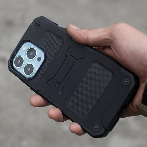 For iPhone 13 Pro FATBEAR Armor Shockproof Cooling Case (Black)