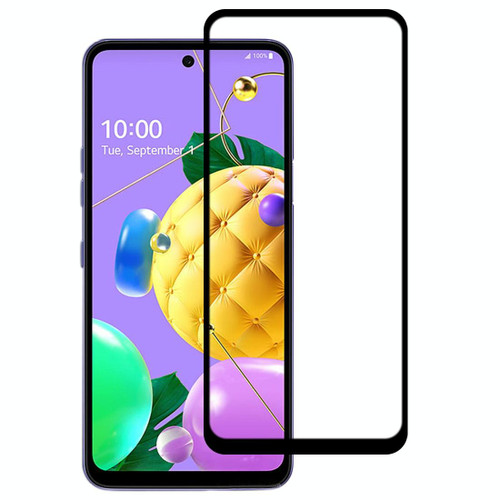 For  LG K52 Full Glue Full Screen Tempered Glass Film