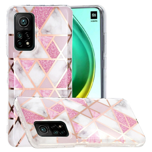 For Xiaomi Mi 10T 5G & 10T Pro 5G Electroplating TPU Phone Protective Case(Pink Diamond)