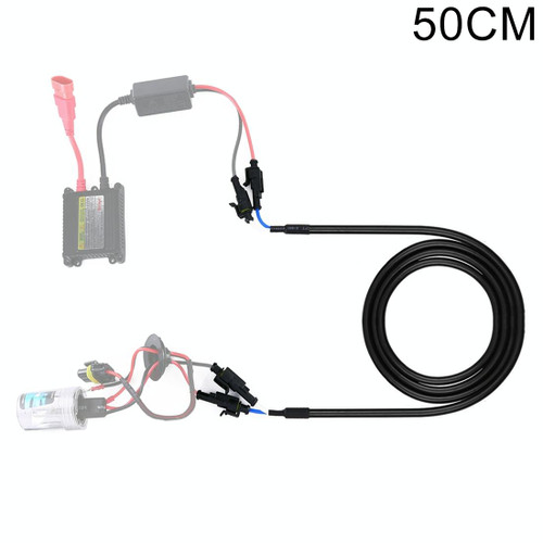 50cm Car HID Xenon Ballast High Voltage Extension Cable Harness 50cm Car HID Xenon Ballast High Voltage Extension Cable Harness