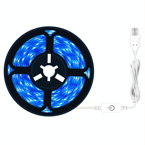 2 PCS 0.5m Waterproof LED Plant Growth Lamp USB Touch Dimming Full Spectroscopy Planting Fill Light