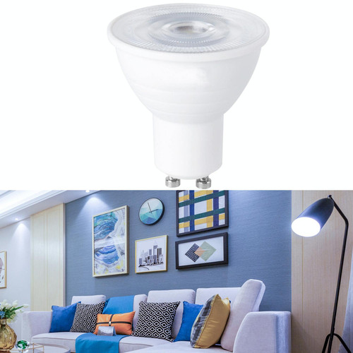 LED Light Cup 2835 Patch Energy-Saving Bulb Plastic Clad Aluminum Light Cup, Power: 5W 6Beads(GU10 Transparent Cover (Cold Light)) LED Light Cup 2835 Patch Energy-Saving Bulb Plastic Clad Aluminum Light Cup, Power: 5W 6Beads(GU10 Transparent Cover (Cold Light))