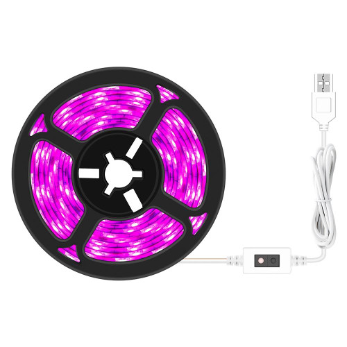 1m Non-waterproof LED Planting Filling Light Belt USB Hand Scan Dimming Full Spectrum Indoor Plant Lamp