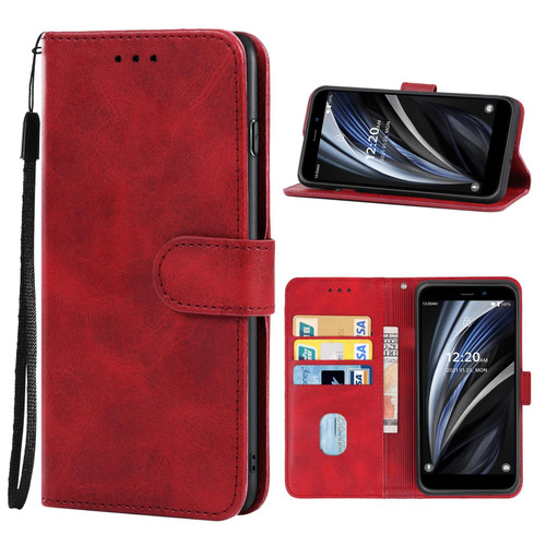 Leather Phone Case For Oukitel WP12 Pro / WP12(Red) Leather Phone Case For Oukitel WP12 Pro / WP12(Red)