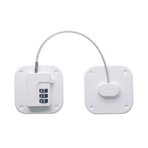 2 PCS Multi-Function Children'S Safety Lock Home Baby Protective Password Lock(FQ1 White)