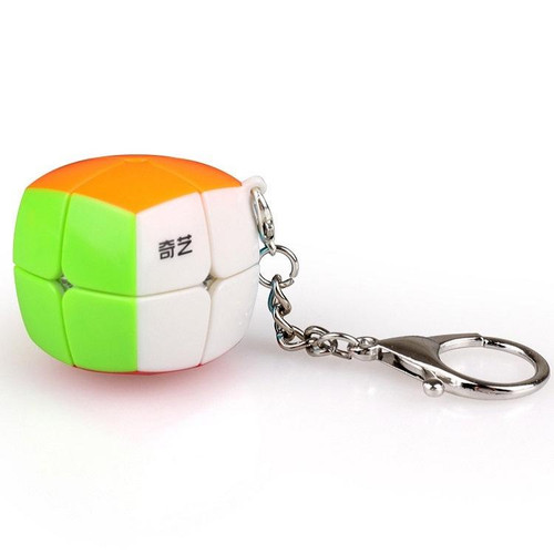 2 PCS Mini Keychain Magic Cube Decompression Toy Second-order Keychain