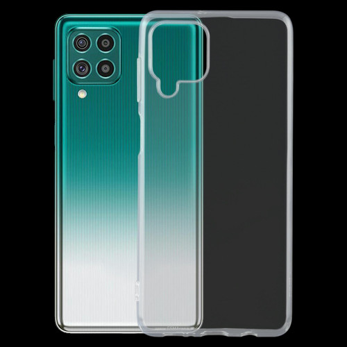 For Samsung Galaxy F62 0.75mm Ultra-thin Transparent TPU Soft Protective Case (Transparent)