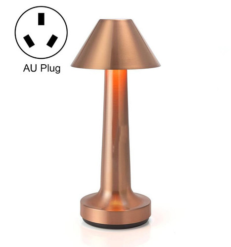 JB-TD001 LED Touch Table Lamp Cafe Restaurant Decoration Night Light, Specification: AU Plug(Red Copper)