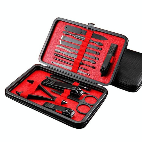 16 in 1 Nail Clippers Nail Art Manicure Pedicure Tool(Red)
