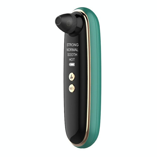 Visualized Hot Compress Blackhead Suction Device Pore Cleaner and Bubble Export Instrument(Green)