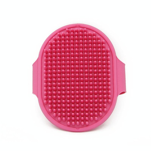 20 PCS Pet Bathing Massage Brush For Dogs Cleaning And Beauty Tools(Rose Red)