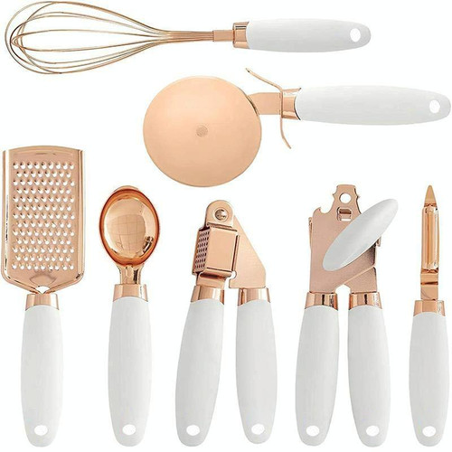 BXGN7-01 7 in 1 Household Kitchen Gadgets Set, Style: Color Box(White) BXGN7-01 7 in 1 Household Kitchen Gadgets Set, Style: Color Box(White)