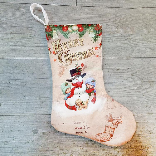 Christmas Stockings Pendant Christmas Decoration Gift Bag, Specification:  Snowman