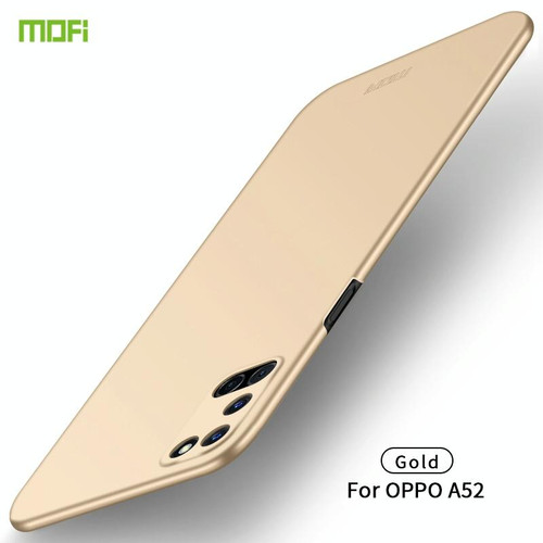 For OPPO A52 MOFI Frosted PC Ultra-thin Hard Case(Gold)