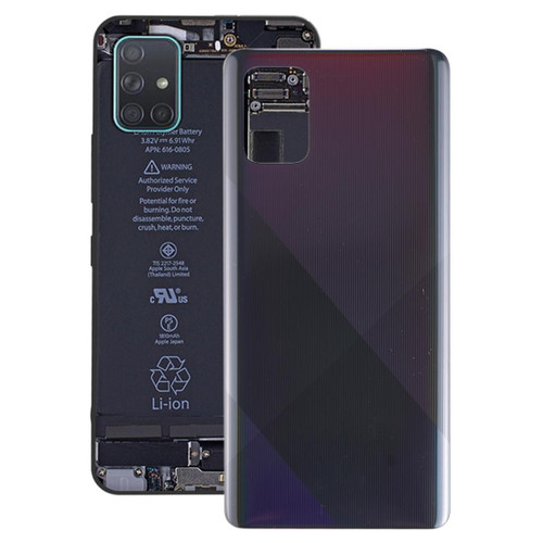 For Galaxy A71 Original Battery Back Cover (Black)