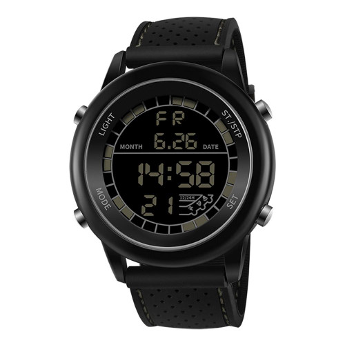 SANDA  411 Multifunctional Wports Watch Male Youth Fashion Model Male Waterproof Student Electronic Watch(Black) SANDA  411 Multifunctional Wports Watch Male Youth Fashion Model Male Waterproof Student Electronic Watch(Black)