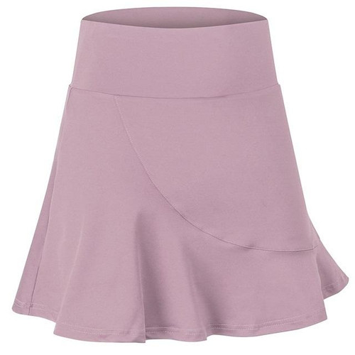 Anti-emptied And Quick-drying Sports Skirt With Mini-socks For Women (Color:Fog Pink Size:M)